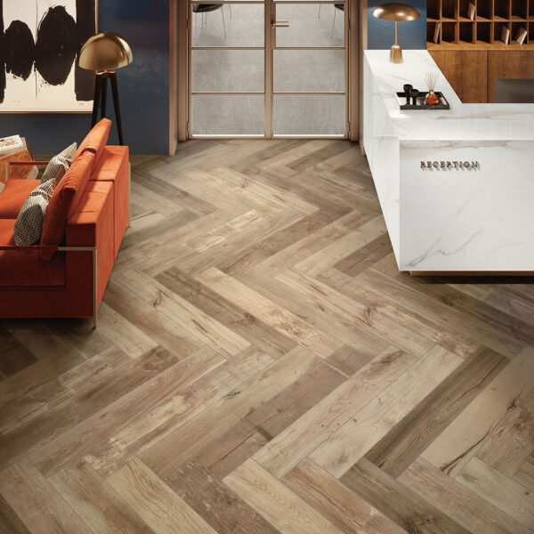 Jungle Beige Porcelain planks