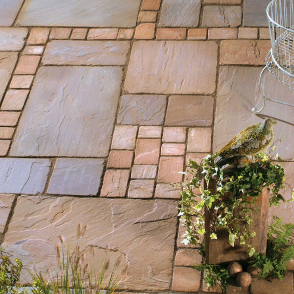 FOSSIL BUFF TUMBLED COBBLES