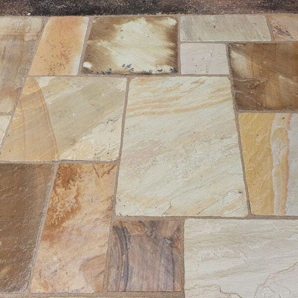 FOSSIL BUFF TUMBLED & AGED