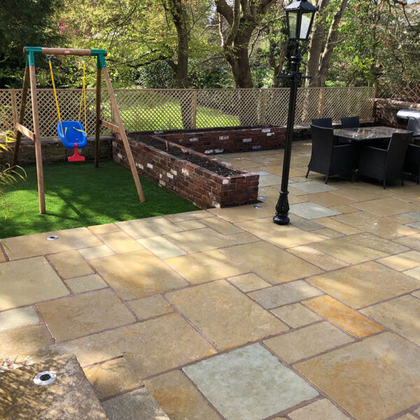 YELLOW LIMESTONE TUMBLED & BRUSHED