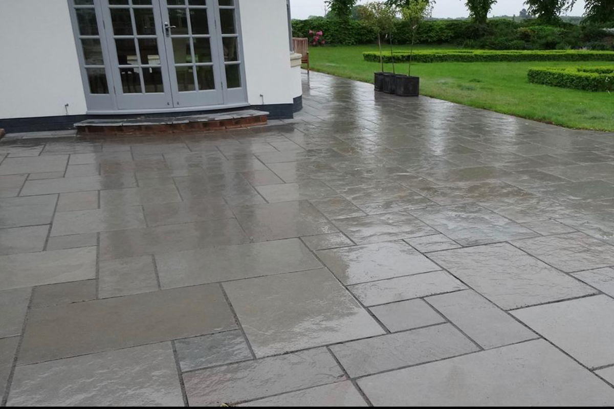 Limestone Driveway