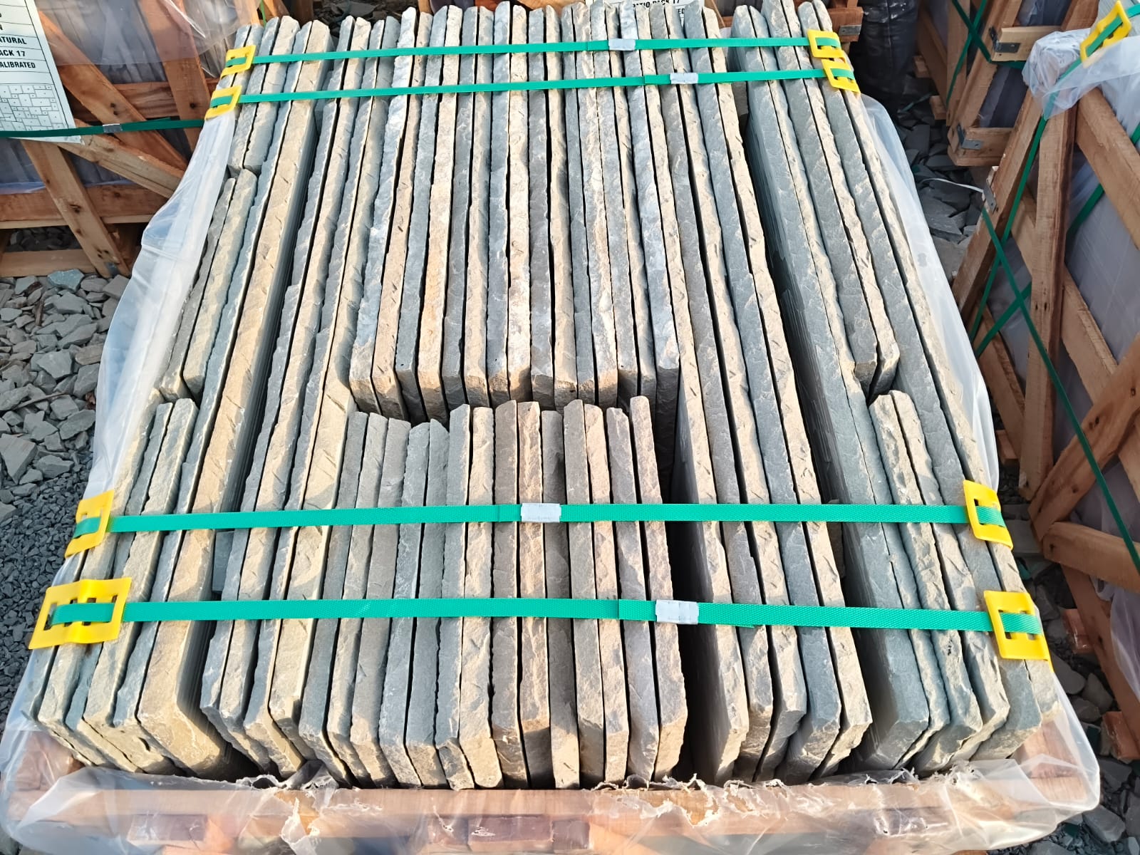 Strapped Pallet